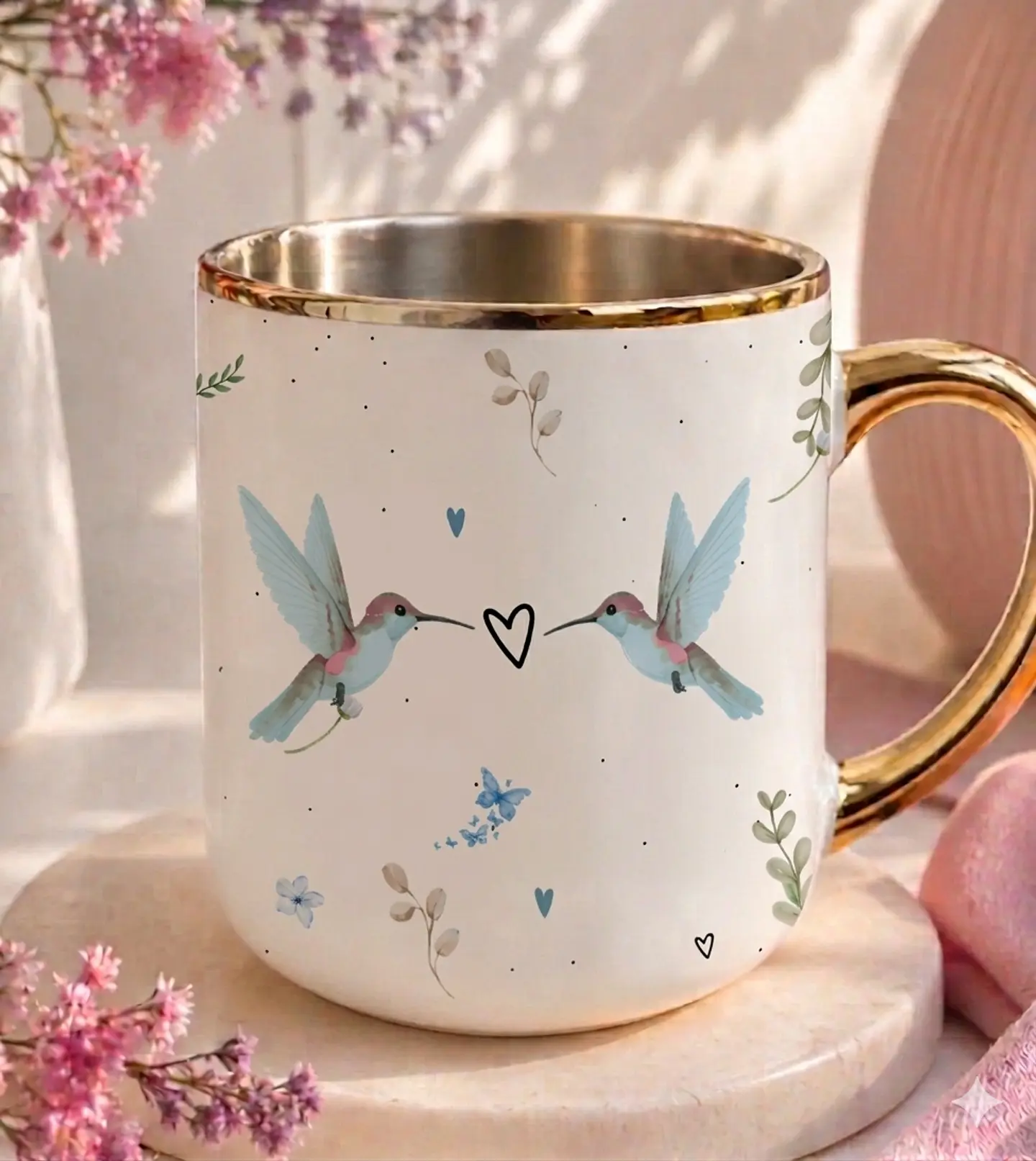 Sublimação Caneca - Beija- Flor 02 1