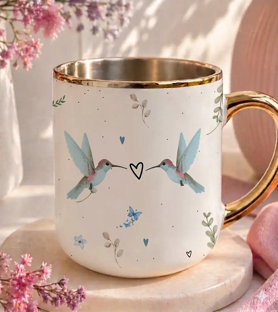 Sublimação Caneca - Beija- Flor 02 1