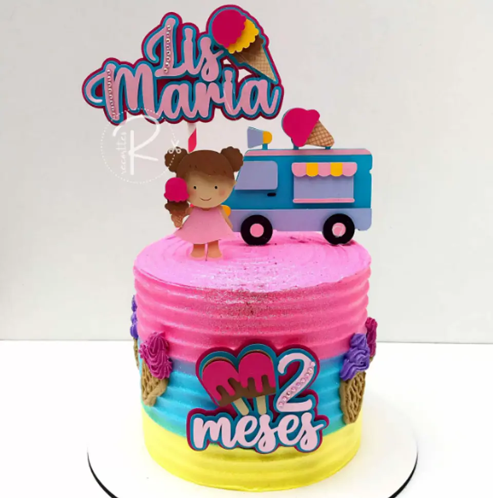Arquivo de Corte Topo de Bolo Sorveteria Sorveteria 5 1