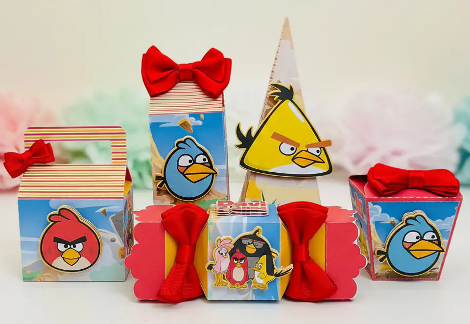 Arquivo de Corte Kit Festa Angry Birds 4 1