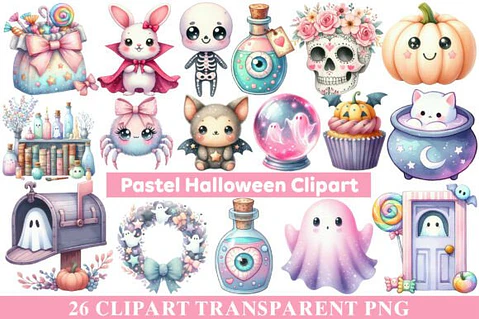 Kit Digital Tom Paste Halloween Cute 17