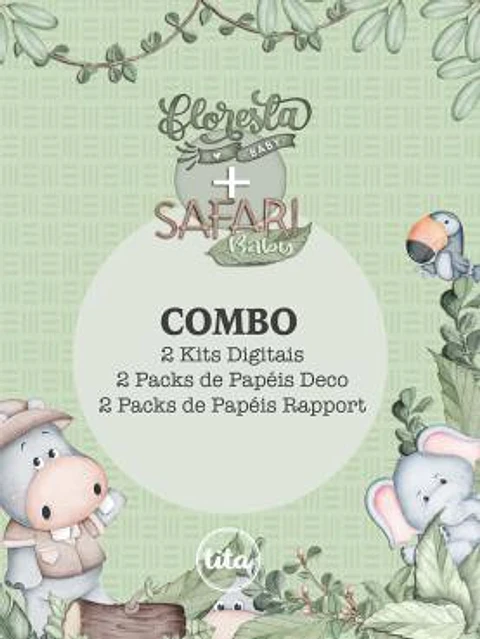 Kit Digital Combo Safari Floresta 88
