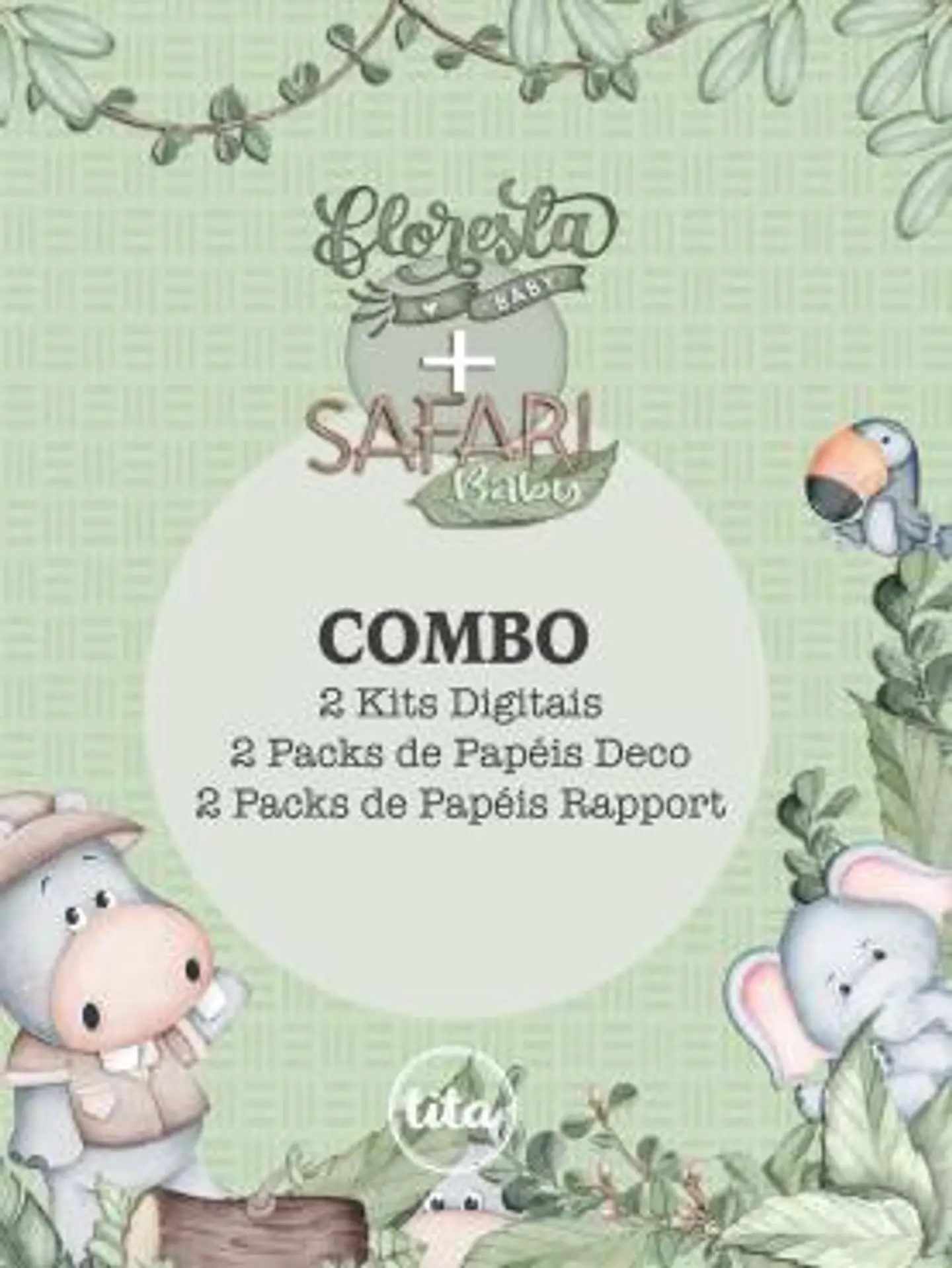 Kit Digital Combo Safari Floresta 88 1