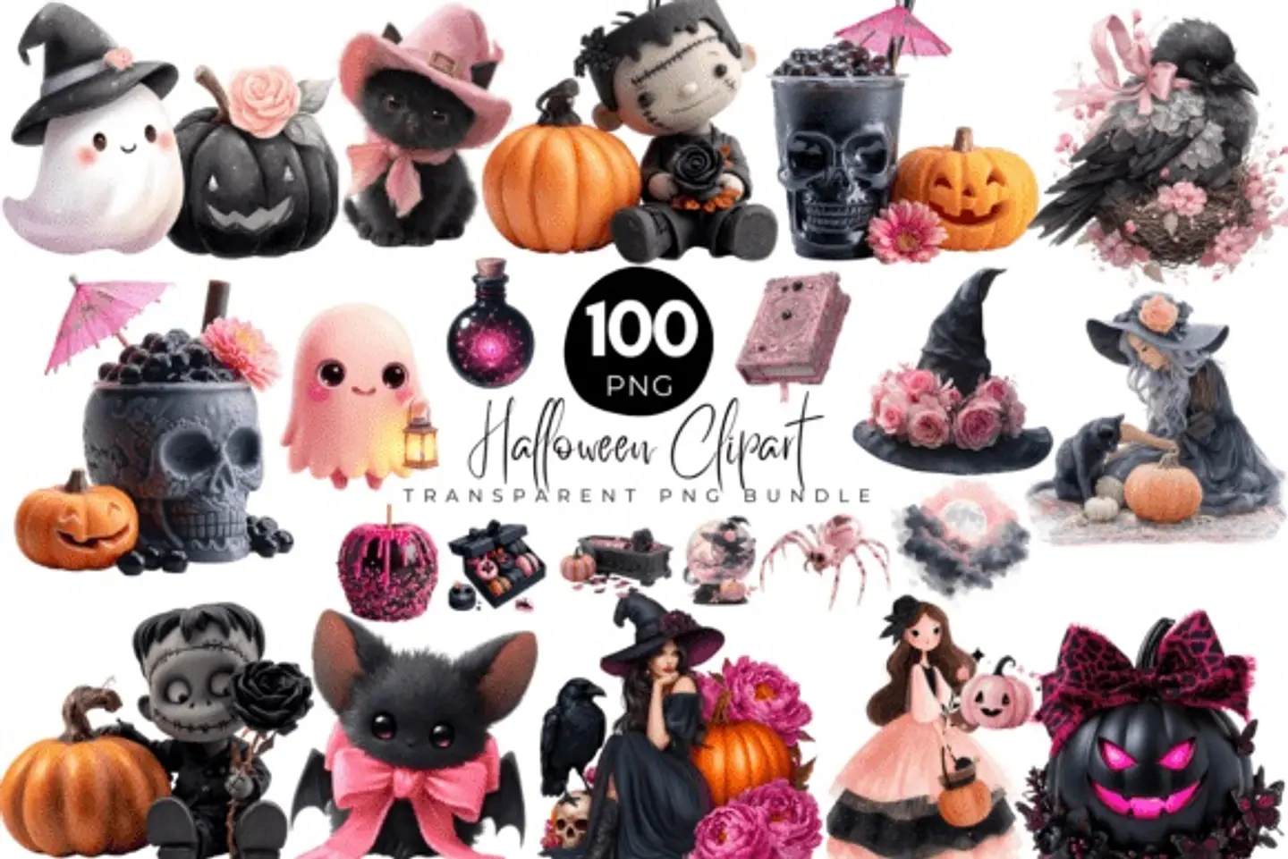 Kit Digital Halloween Clipart 2 1
