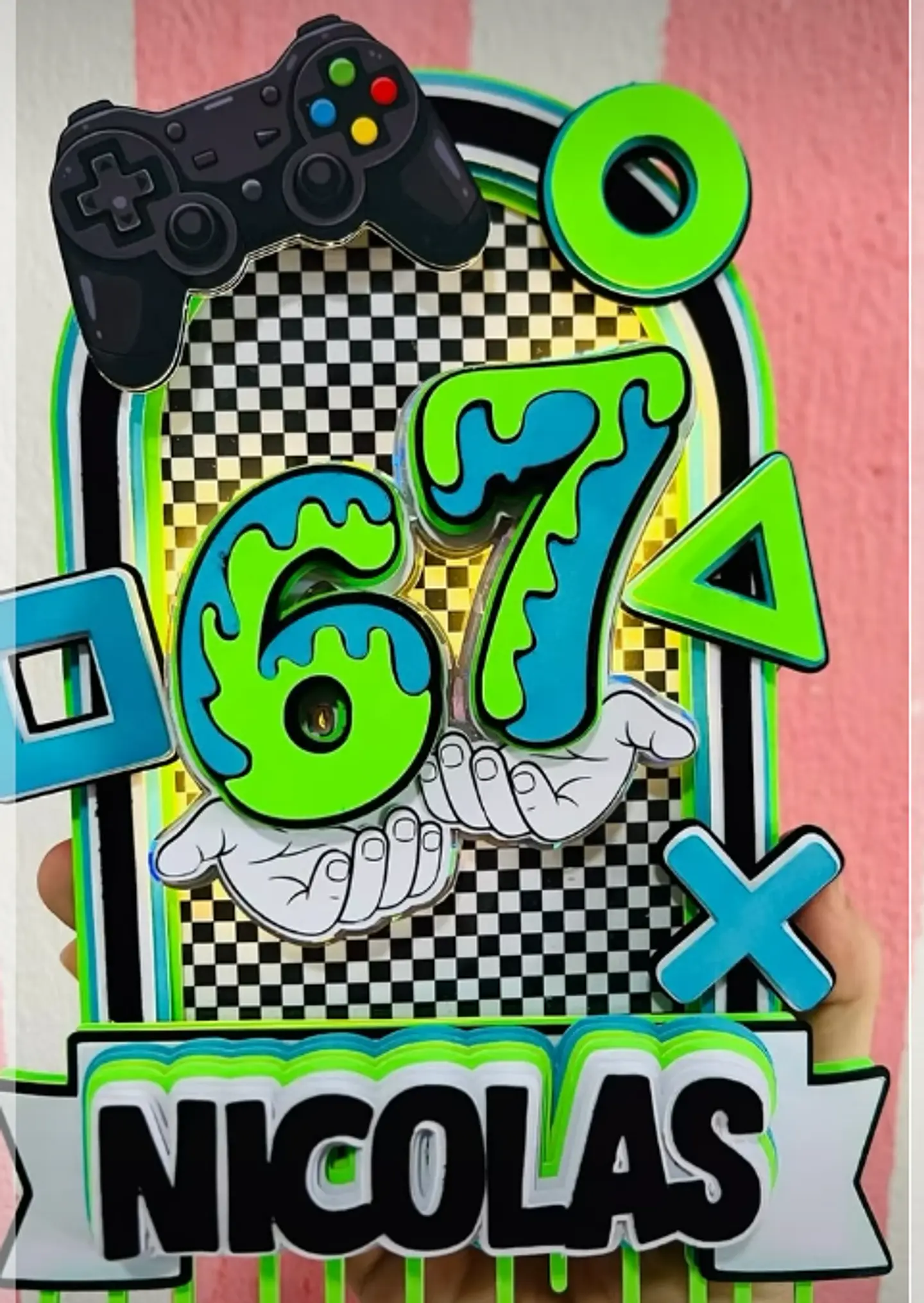 Arquivo de Corte Topo de Bolo Six Seven 1 1