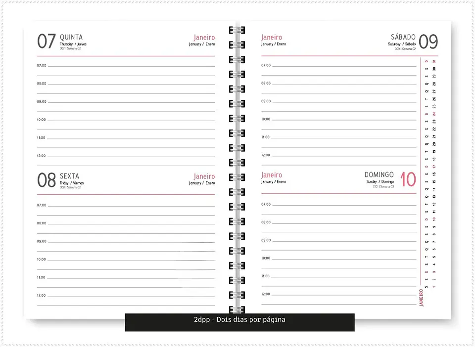 Encadernação - Agenda Clássica 2027 2Dpp 1