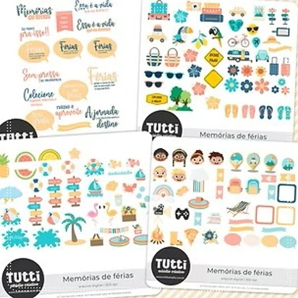 Kit Digital Memórias de Férias 22 1
