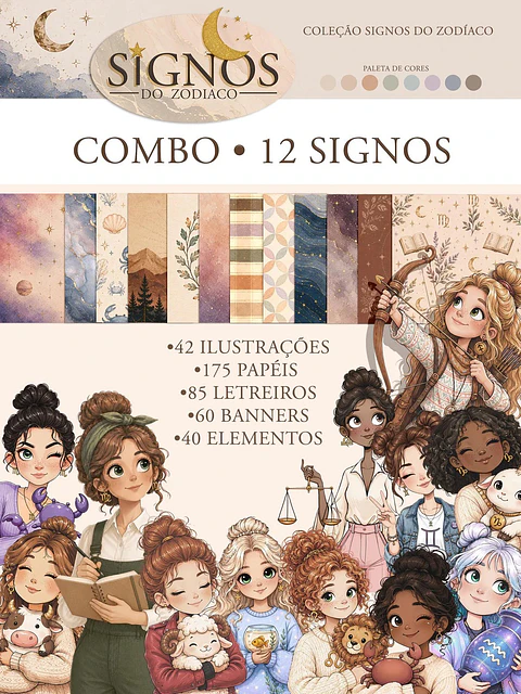 Kit Digital Signos do Zodíaco
