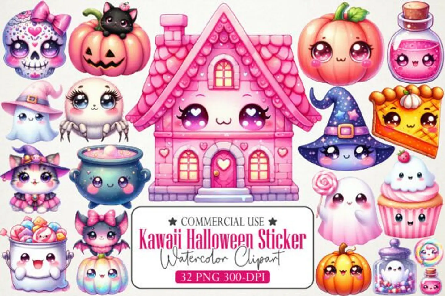 Kit Digital Kawaii Blush Halloween 1 1