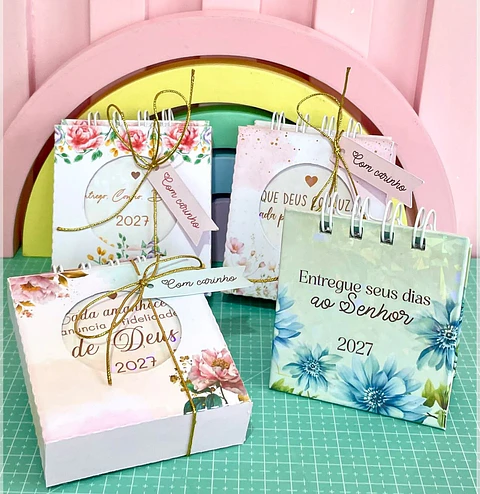 Arquivo de Corte Caixa Mini Calendário 2