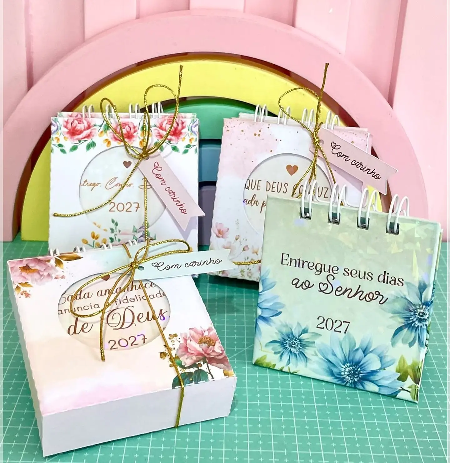 Arquivo de Corte Caixa Mini Calendário 2 1