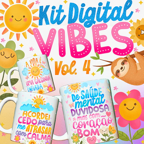 Sublimação - Canecas Vibes Vol 4