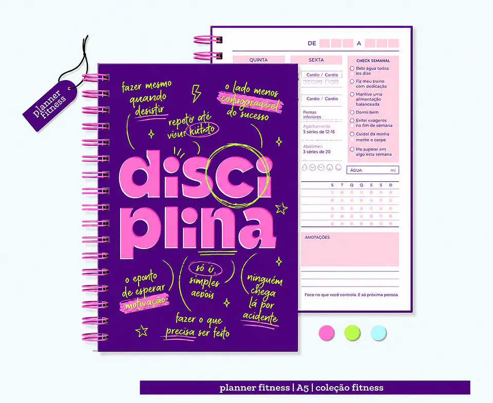 Encadernação - Planner & Capas Fitness 1