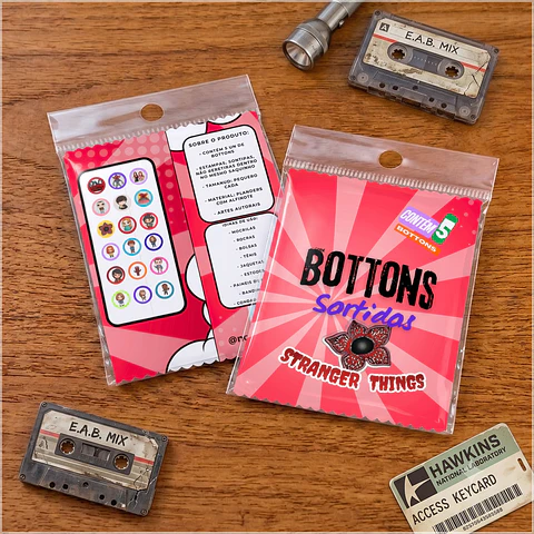 Arquivo de Corte - Bottons Stranger Things