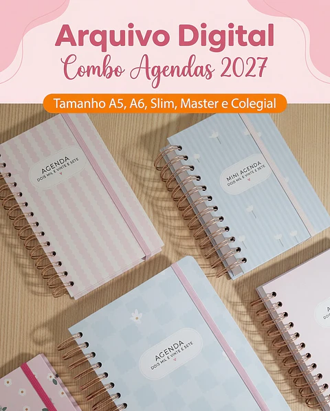 Encandernação - Combo Agendas 27