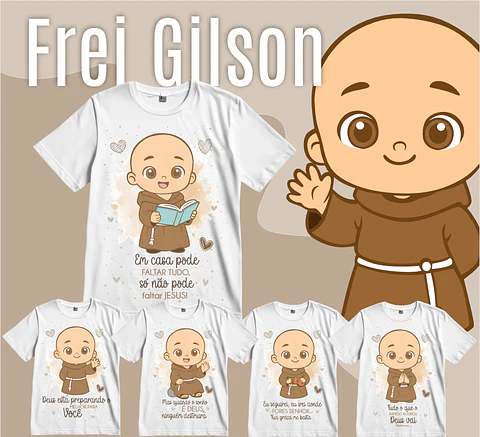 Sublimação - Camisas Frei Gilson