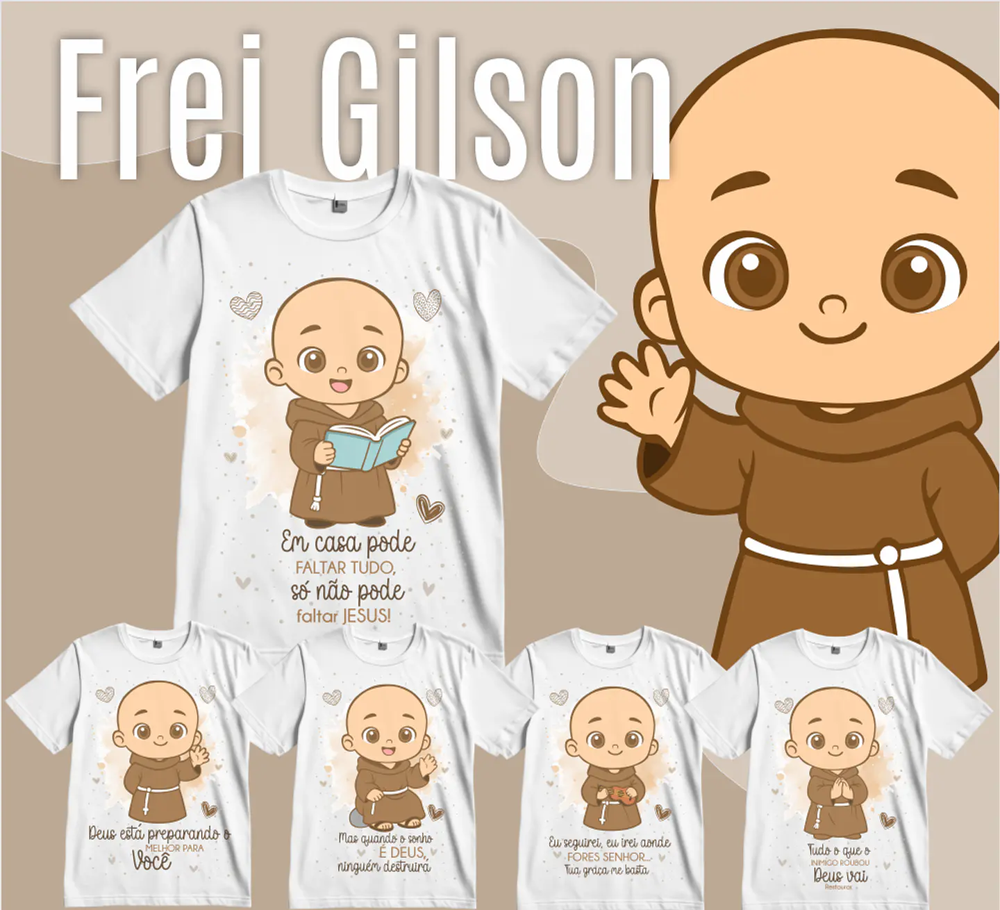Sublimação - Camisas Frei Gilson 1