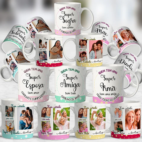 Sublimação - Caneca Super Feminino