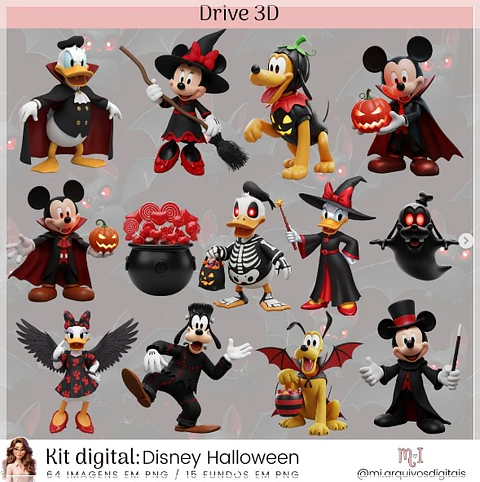 Kit Digital Disney Halloween 2