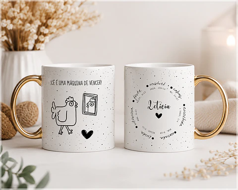 Sublimação - Caneca Maquina de Vencer
