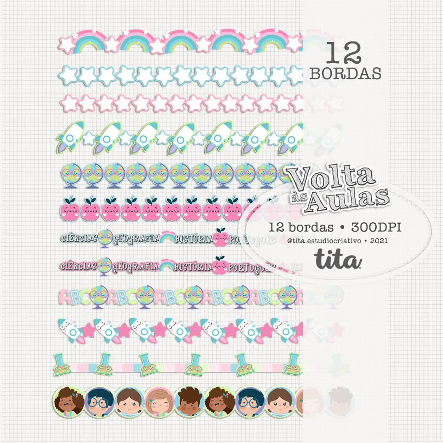 Kit Digital Bordas Escola 37 1