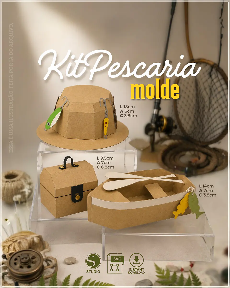 Arquivo de Corte Kit Festa Pesca Pescaria Pescador 1 1