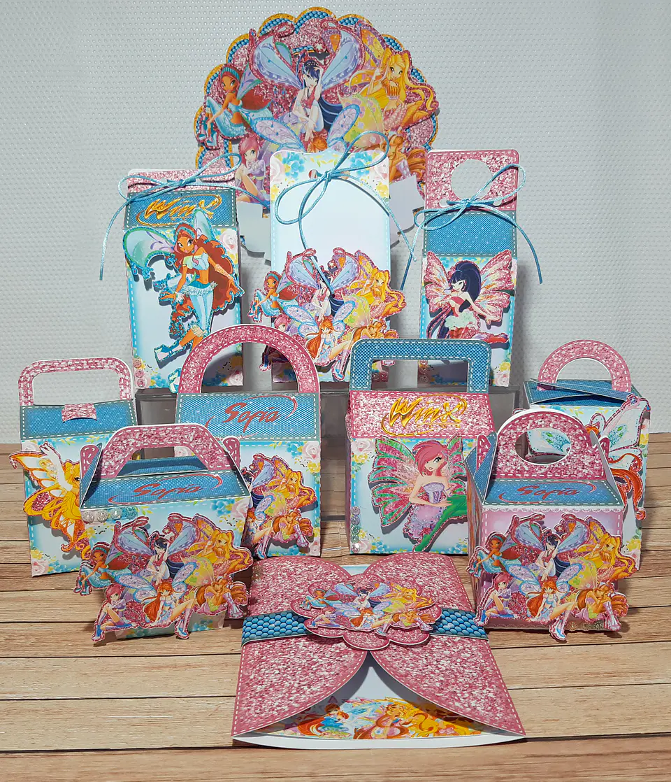 Arquivo de Corte Kit Festa Winxs 2 1
