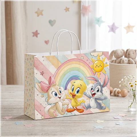 Arquivo de Corte - Sacolinha Baby Looney Tunes
