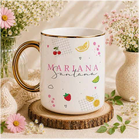 Sublimação - Caneca Frutinhas