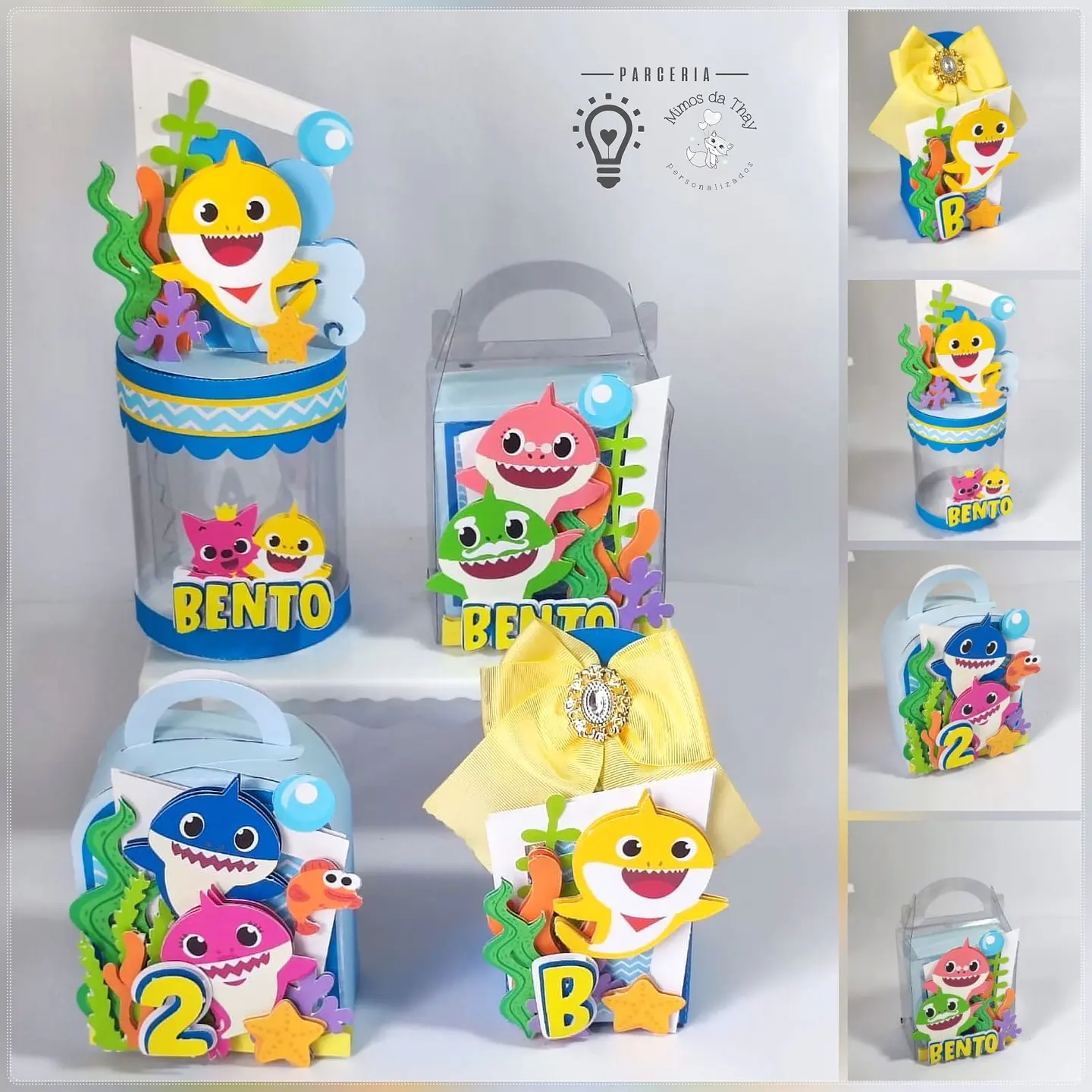 Arquivo de Corte Kit Festa Baby Shark 36 1