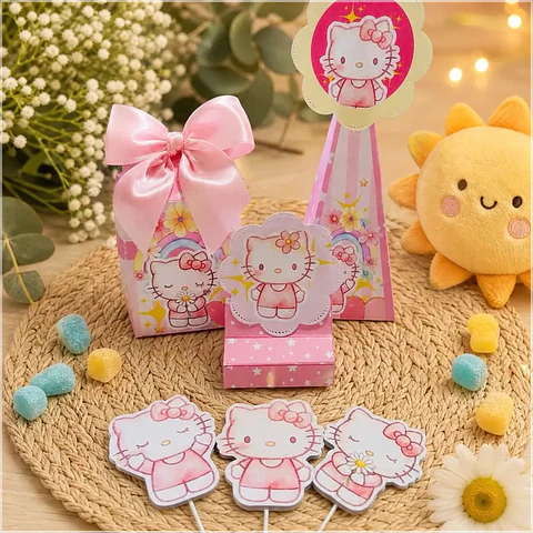 Arquivo de Corte Kit Festa Hello Kitty
