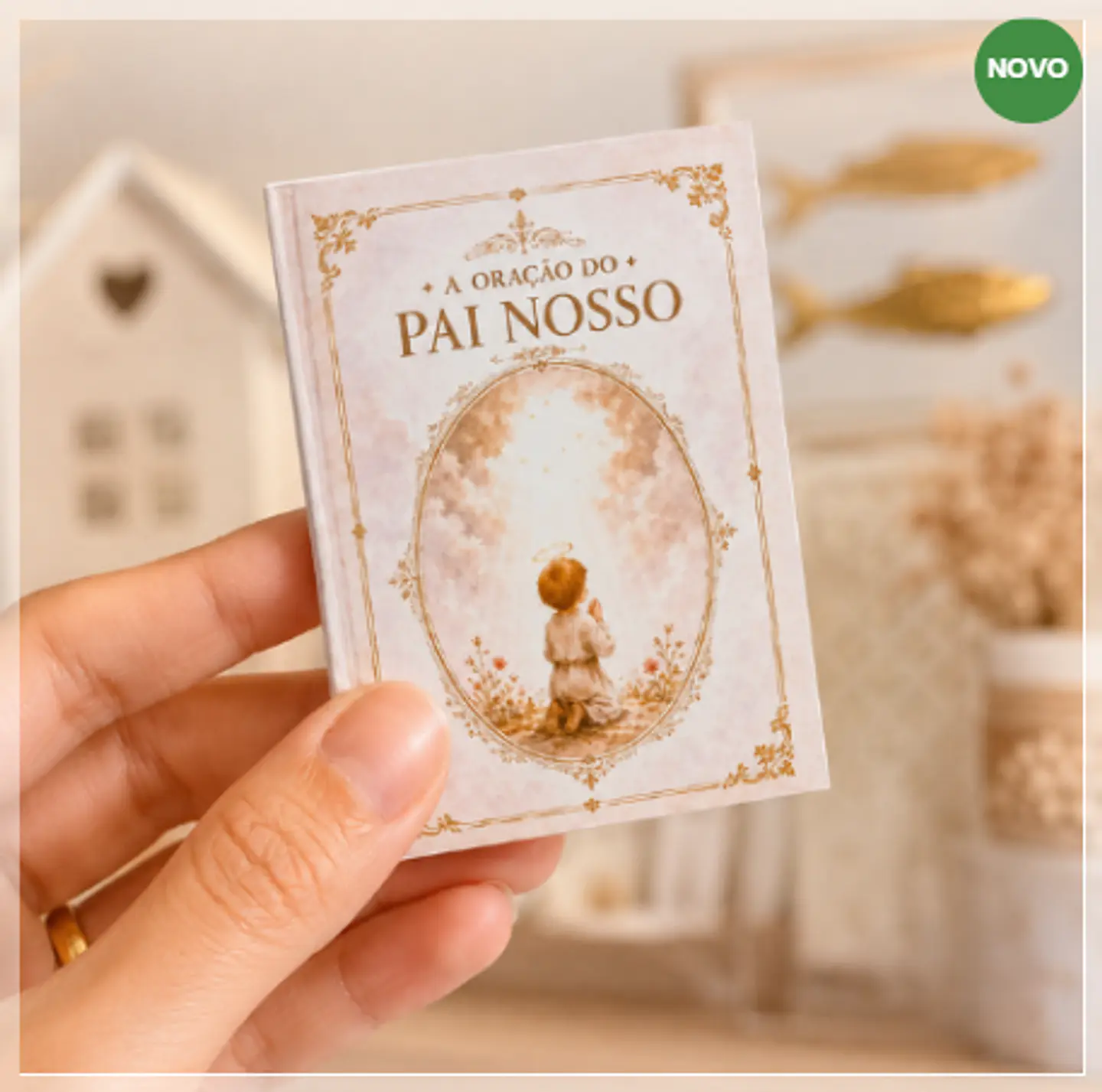 Encadernação - Mini Livro Pai Nosso 1