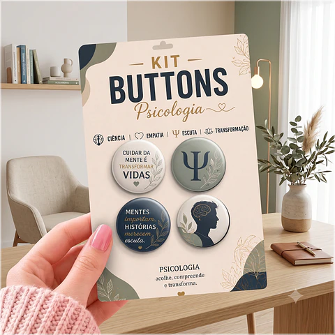 Arquivo de Corte Bottons Psicologo Psicologia 60