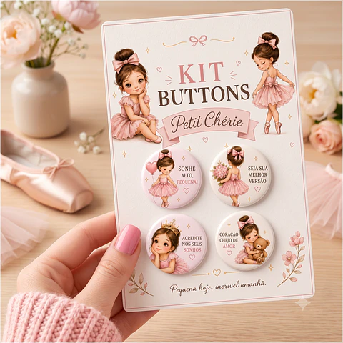 Arquivo de Corte Bottons Petit Cherie 47