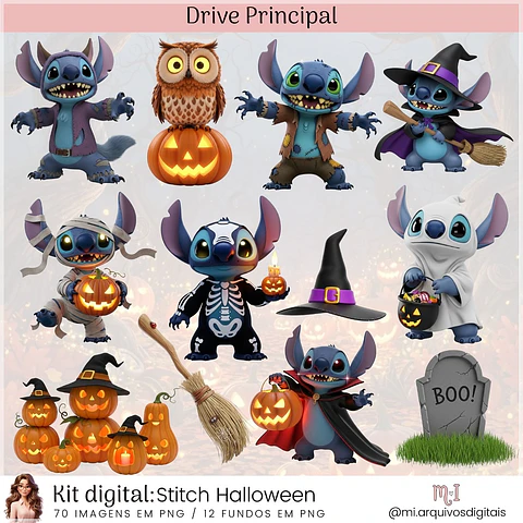 Kit Digital Stitch Halloween 15