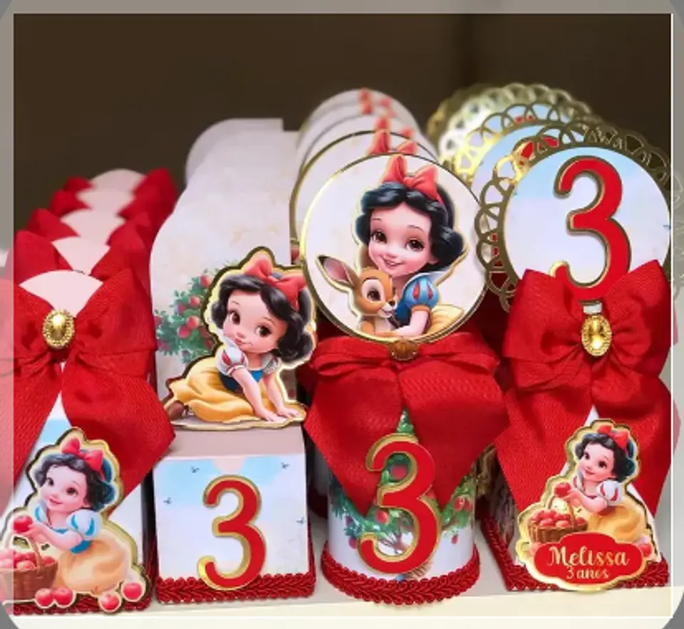 Arquivo de Corte Kit Festa Branca de Neve Cute Baby 1 1