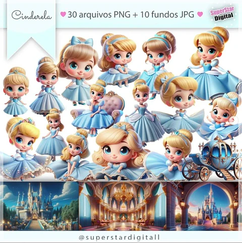 Kit Digital Cinderela 16