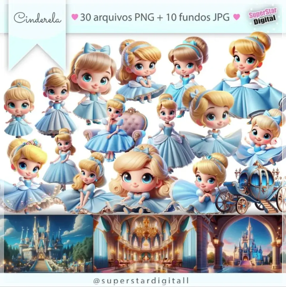 Kit Digital Cinderela 16 1