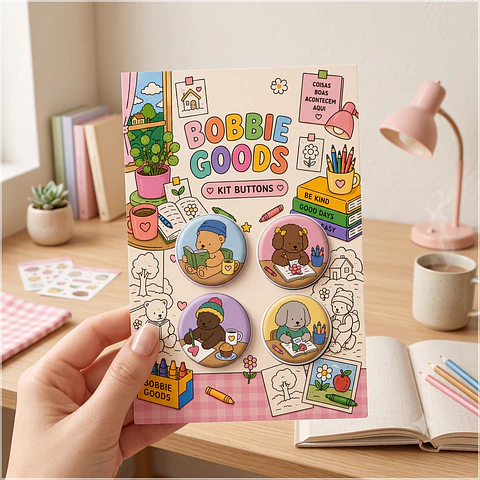 Arquivo de Corte Bottons Bobbie Goods 24