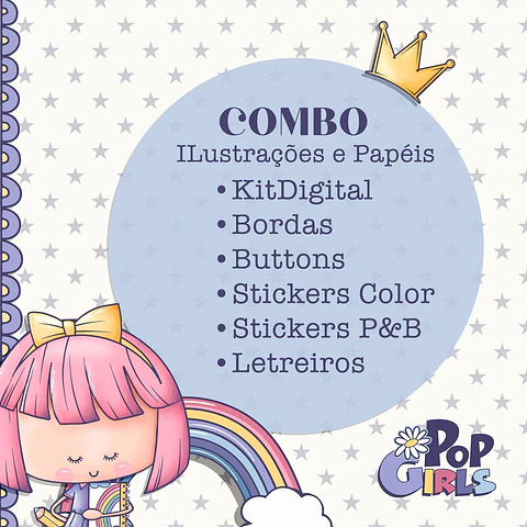 Kit Digital Pop Girls 254