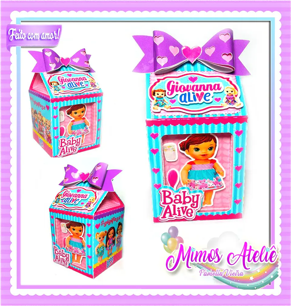 Arquivo de Corte Kit Festa Baby Alive 1 1