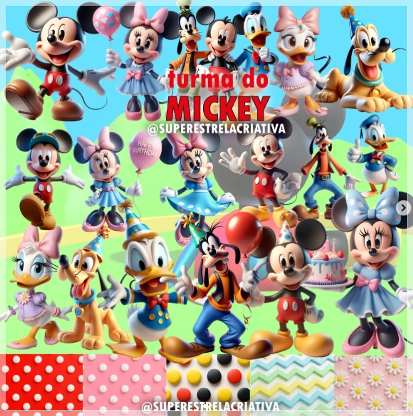 Kit Digital Turma do Mickey 69 1