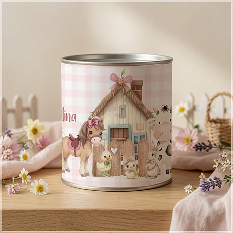 Arquivo de Corte - Tubolata Fazendinha Menina 1