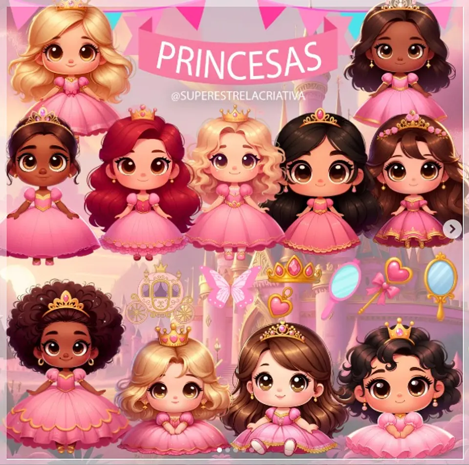 Kit Digital Princesas 57 1