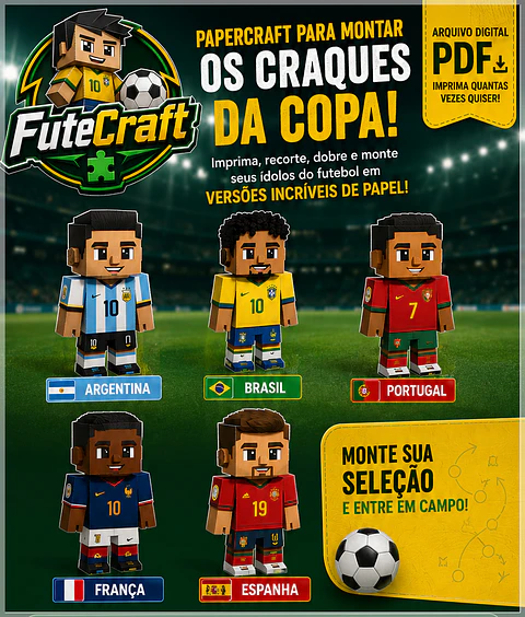 Arquivo de Corte Boneco Cracks da Copa