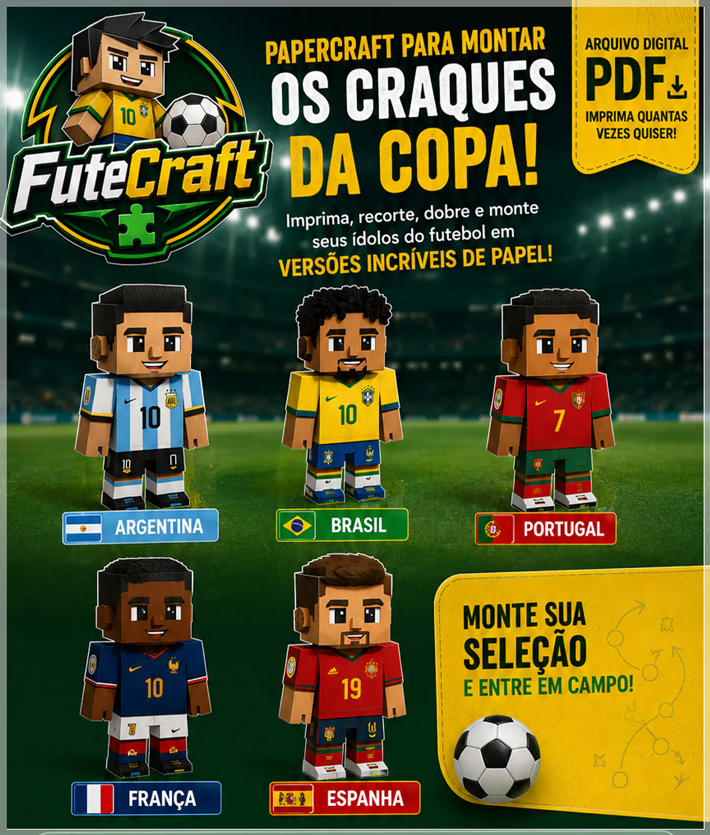Arquivo de Corte Boneco Cracks da Copa 1
