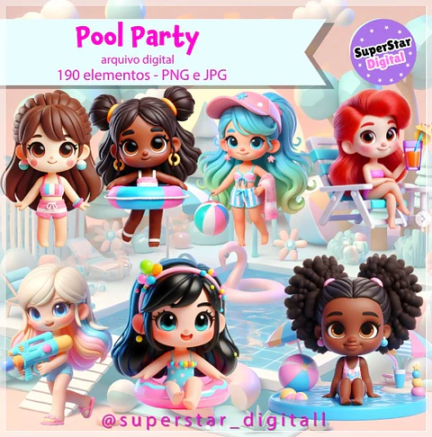 Kit Digital Pool Party 54