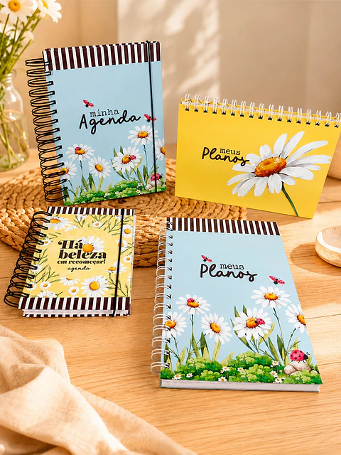 Encadernação - Dona Joana - Combo de Agenda e Planner