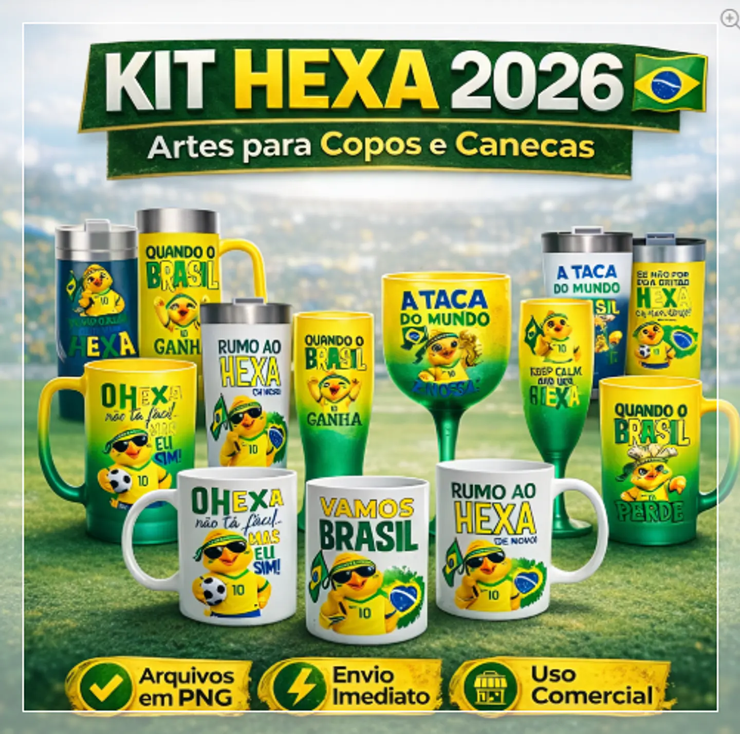 Sublimação - Coleção Hexa Brasil Copa 26 1