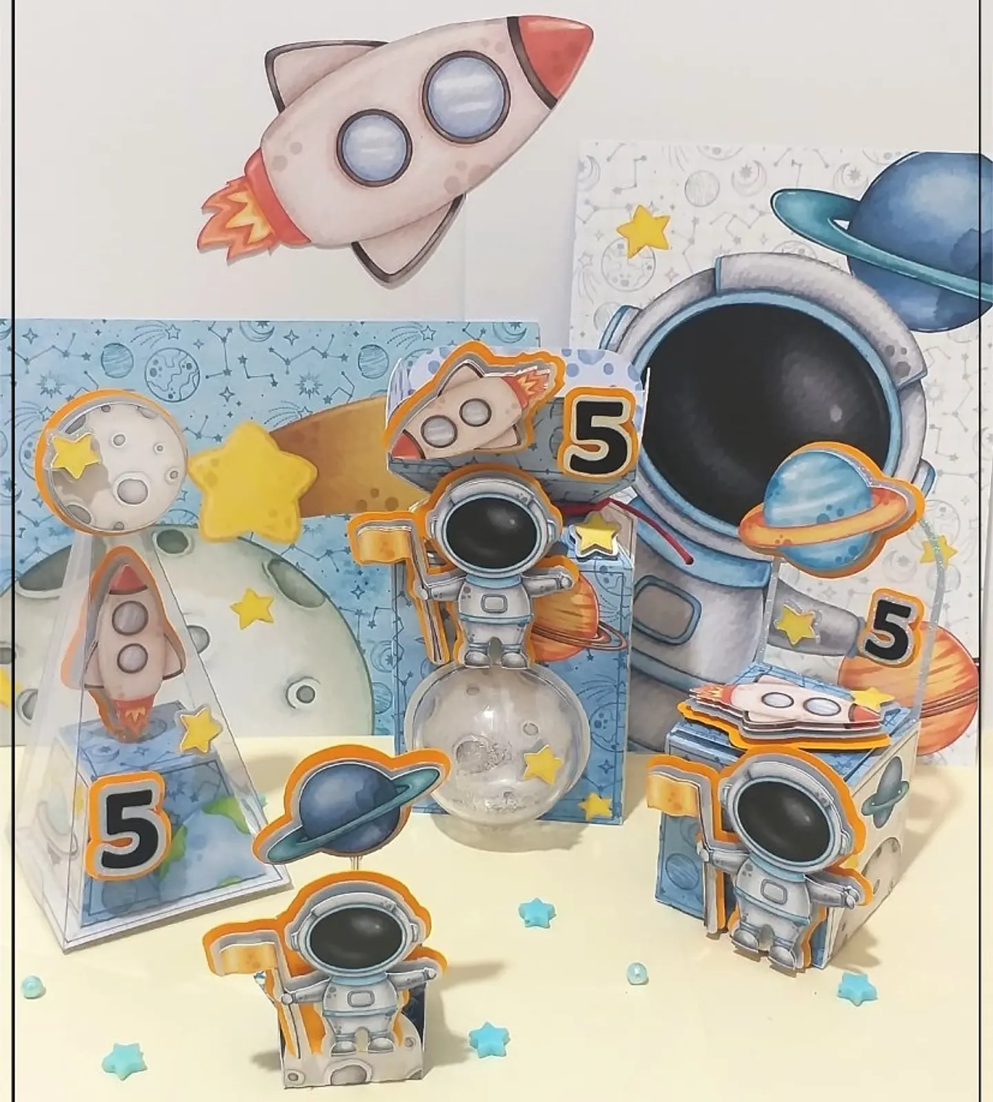 Arquivo de Corte Kit Festa Astronauta 43 1